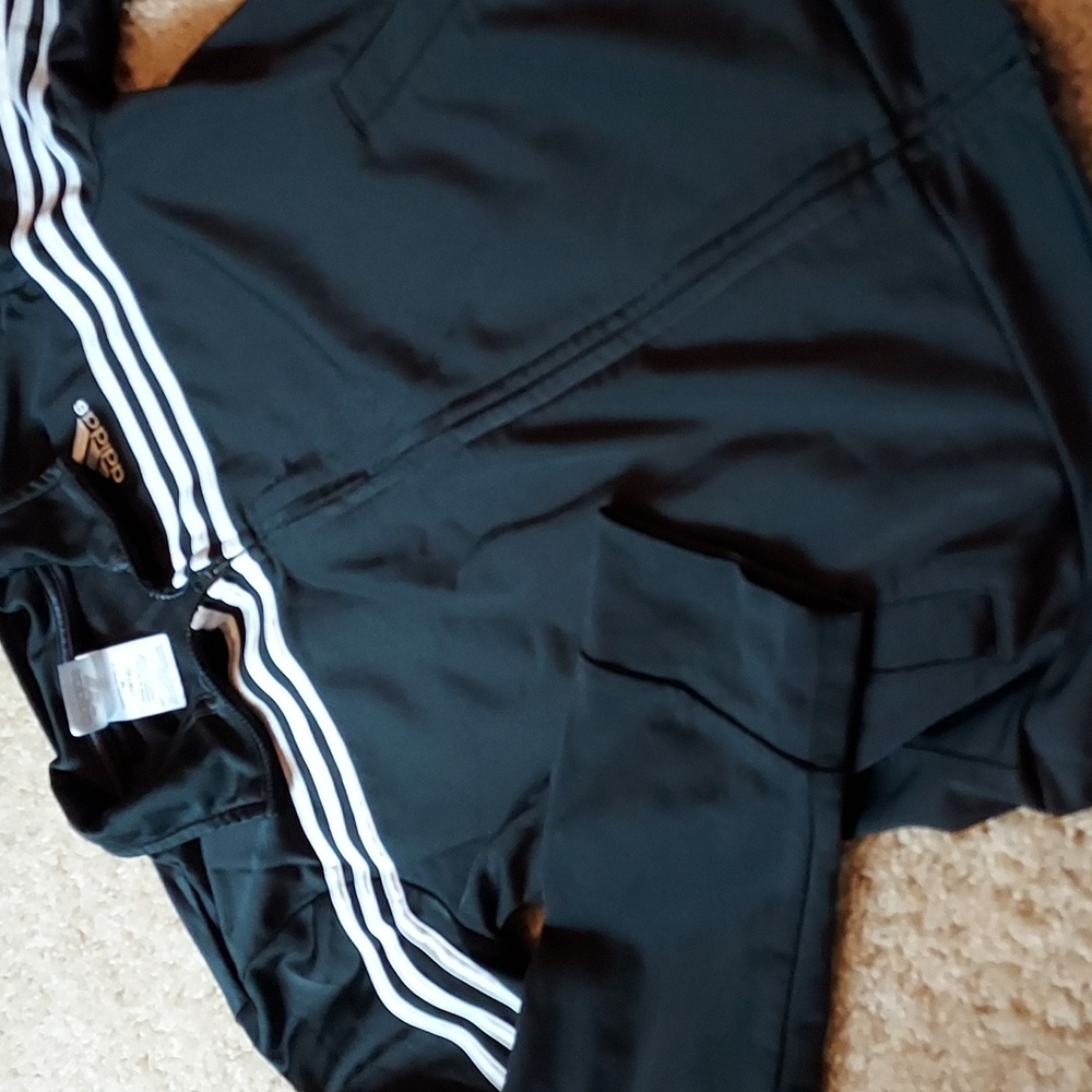 Adidas Jersey jacket size medium ten twelve
